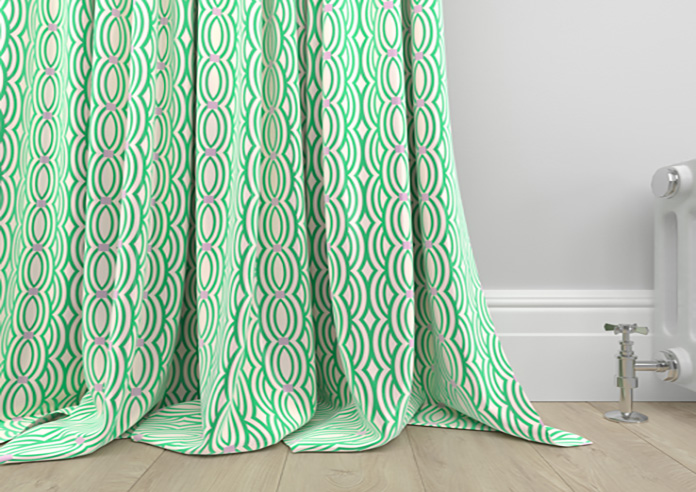Opulent Scallop, Spearmint - Made To Measure Curtains - Image 6
